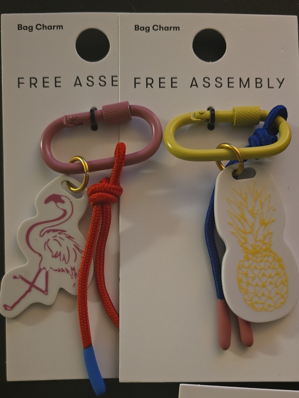 Free Assembly Women's Handbag Charm Set Of 2